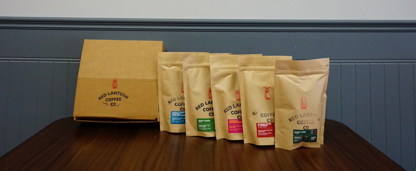 Red Ribbon Sampler Pack Sampler Pack – Red Lantern Coffee Co.